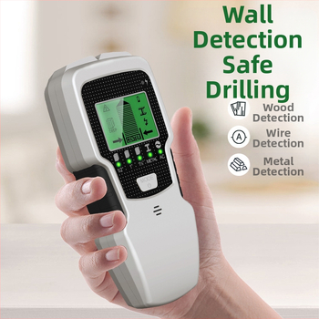 SH501 Χειροκίνητος ανιχνευτής τοίχων με 5-σε-1 λειτουργία; εύρος μέτρησης 12,7–60 mm; μέγεθος ακροφυσίου 60 mm; Roar