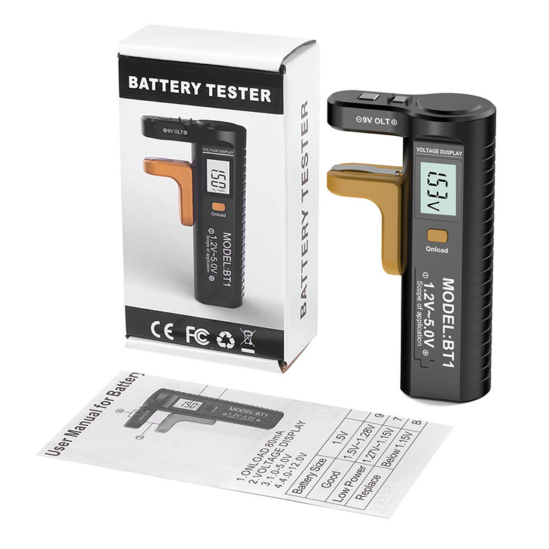 DT169 Μετρητής Τάσης Ψηφιακής Οθόνης για Ξηρές Μπαταρίες, εύρος 1.2–5.0 V, Μάρκα Far-created