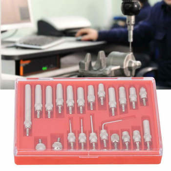 Dial indikatoria komplektas 0-10 mm diapazonui, 0.01 mm rezoliucija, 22 dalys, mechaninė komplektas su zondais