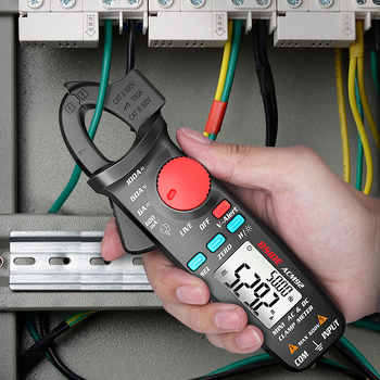 BSIDE ACM92 Дигитален клещов измервател за AC/DC, 100 A, 600 V, 6000 Ω