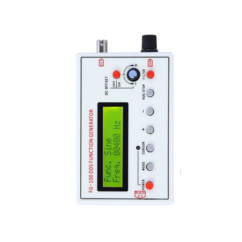DDS генератор на сигнали FG-100, диапазон 1 Hz–500 kHz, висока точност на сигнала