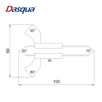 Dasqua заваръчен калибър от неръждаема стомана - диапазон 111 мм, точност 0.1 мм