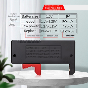 BT168D PRO Nešiojamas baterijų testeris 18650 ląstelėms su įtampos matavimu
