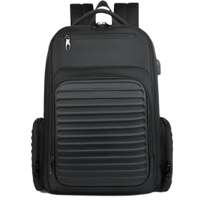 Üzleti utazáshoz laptop hátizsák, 36–55 L kapacitás, poliészter anyag, légpárnás vállpánt
