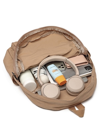 Αδιάβροχο σακίδιο από νάιλον με διπλές θήκες – ελαφρύ, κατάλληλο για ταξίδια αναψυχής, χωράει φορητό υπολογιστή 8 ιντσών