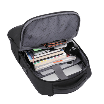 Tegote Oxford vászon laptop hátizsák üzleti utazásokhoz, 20–35L, kompatibil 15 hüvelykes laptopokkal, ergonómikus görbült vállpánt