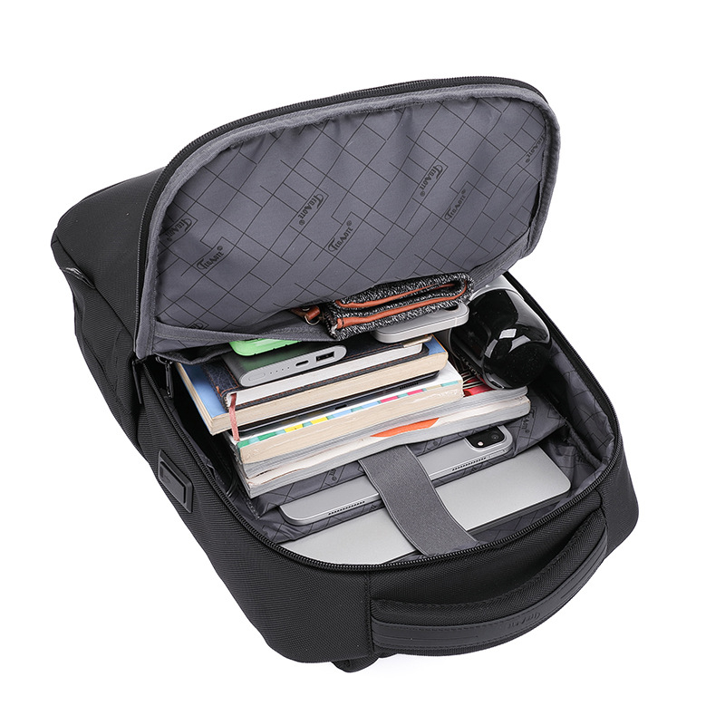 Tegote Oxford vászon laptop hátizsák üzleti utazásokhoz, 20–35L, kompatibil 15 hüvelykes laptopokkal, ergonómikus görbült vállpánt