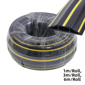 Долно уплътнение за гаражна врата – PVC, износоустойчиво и корозионно устойчиво, ударозащитна лента, уплътнение срещу прах