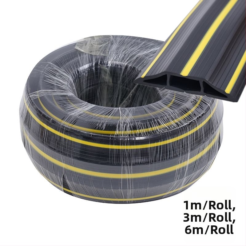 Долно уплътнение за гаражна врата – PVC, износоустойчиво и корозионно устойчиво, ударозащитна лента, уплътнение срещу прах