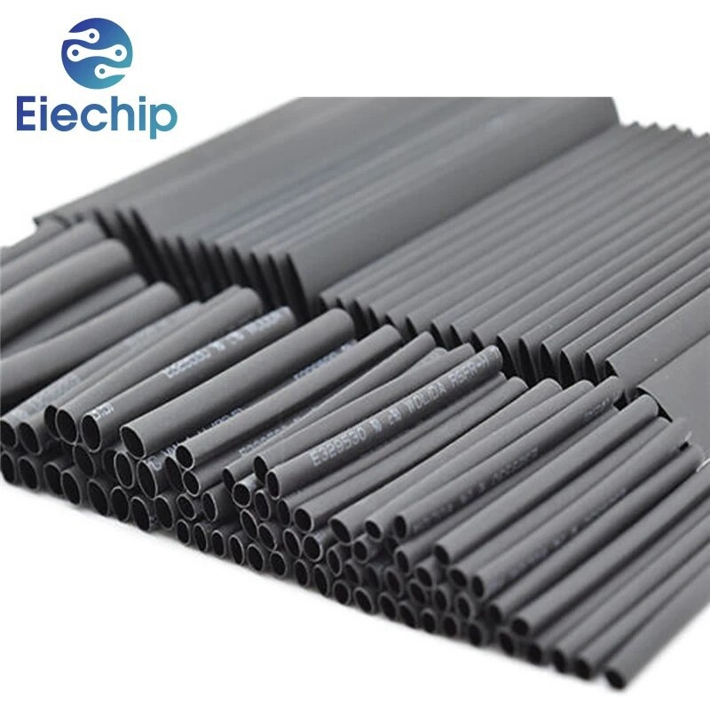 Термоусадителни тръби комплект, 2:1, 328 бр., силикон, UL сертифициран, -55°C до 125°C