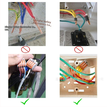 Crimp terminal blokų rinkinys, 60 vnt, Konektorių serija, PE dangtis, greitasis jungtis