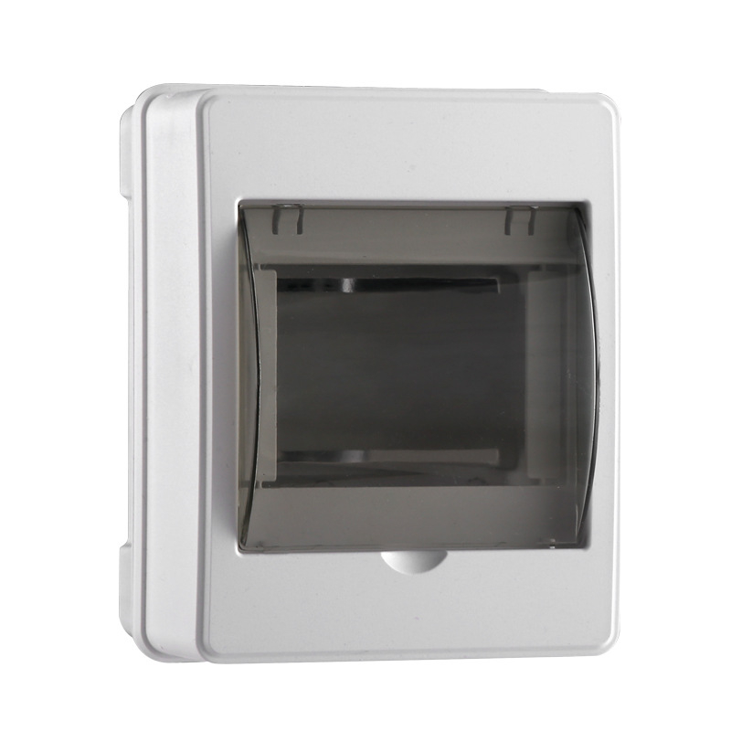 2-4 polių paviršinis montavimas ABS apsaugos dėžutė nuo srovės nutekėjimo, 63 A, CCC sertifikatas