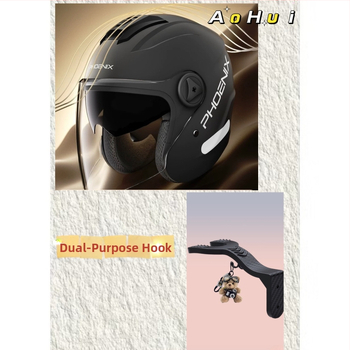 Επιτοίχιο ράφι για κράνη μοτοσικλέτας, 7 επιπέδων, ABS, εγκατάσταση με βίδες