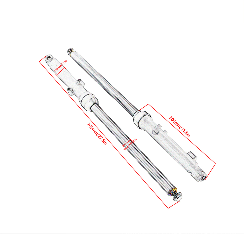 Első motorkerékpár lengéscsillapító XF, ZJ és CG125/150 modellhez (első felfüggesztés, lengéscsillapítás)