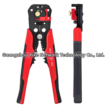 Pet u jedan: automatske klešta za skidanje izolacije kabela s bakrenim jezgrom, plosnaste čeljusti, 0.2-6 mm², duljina hvata 170 mm, težina 380 g, ručke PP+TPR