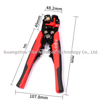 Pet u jedan: automatske klešta za skidanje izolacije kabela s bakrenim jezgrom, plosnaste čeljusti, 0.2-6 mm², duljina hvata 170 mm, težina 380 g, ručke PP+TPR