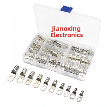 Σετ 100 τεμαχίων από χαλκό τερματικών μπλοκ με επικάλυψη κασσίτερου, SC συνδυαστικό σετ για καλώδια, μοντέλο Ring eye copper, Jonoxing