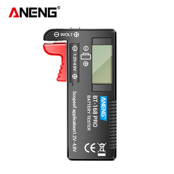 ANENG BT-168 PRO digitális akkumulátor-tesztelő 18650-hez — feszültségtartomány 1.2–4.8 V, belső ellenállás 10, hőmérséklet 40