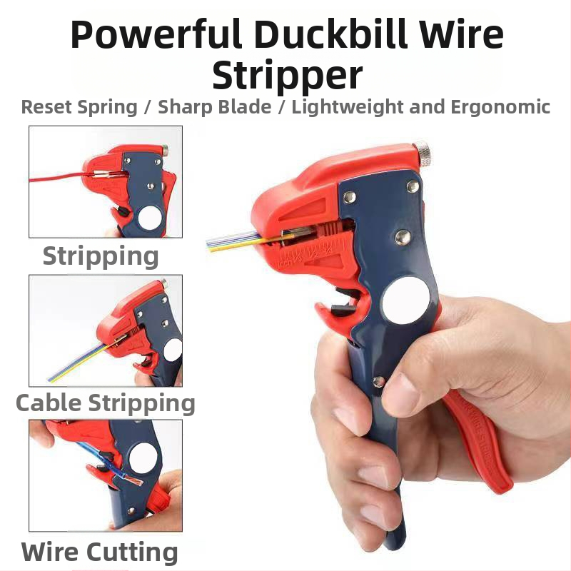 Viacúčelové odizolovacie kliešte na vodiče – zobák orla, hmotnosť 0,21