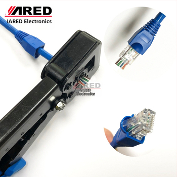 ARED-brand σετ εργαλείων δικτύου με πένσες crimping για οπές, 11 τεμάχια, υψηλής ποιότητας χάλυβας, για οικιακή χρήση