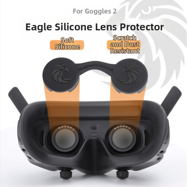 Silikona lēcu aizsargs DJI Avata Goggles 2 – putekļu izturīgs, skrāpējumiem izturīgs