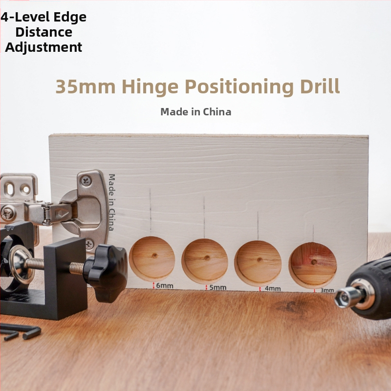 35 мм пробивник за позициониране на дупки за панти на шкафове – дървообработващ инструмент
