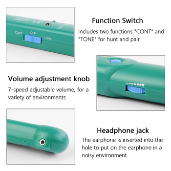 MS6812 Χειροκίνητος Εντοπιστής Καλωδίων Δικτύου – Neutral Μάρκα