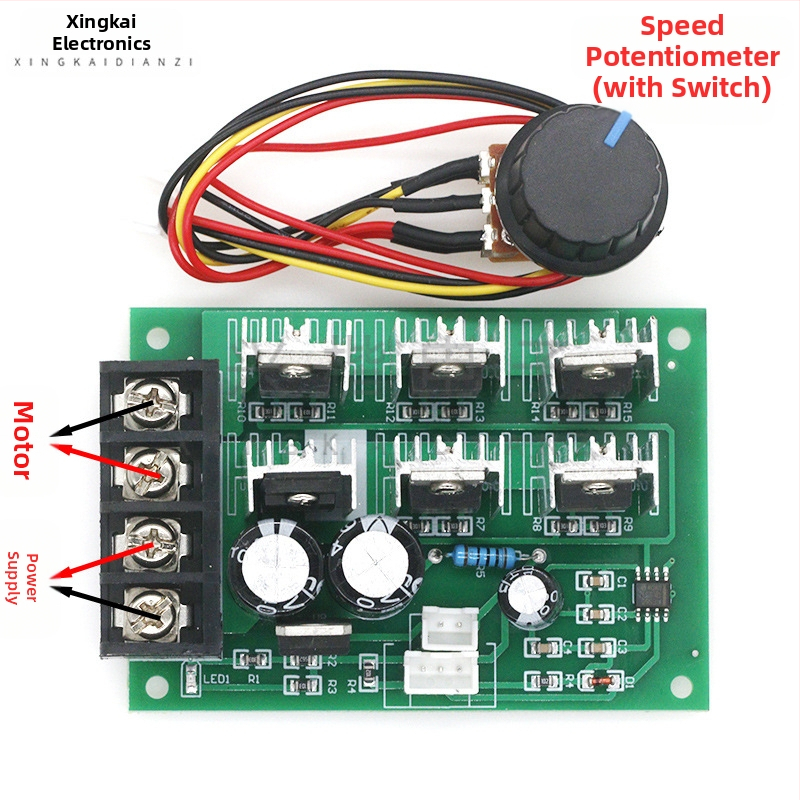 PWM контролер за четкови DC мотори, 12-48V, 40A, високопроизводителен