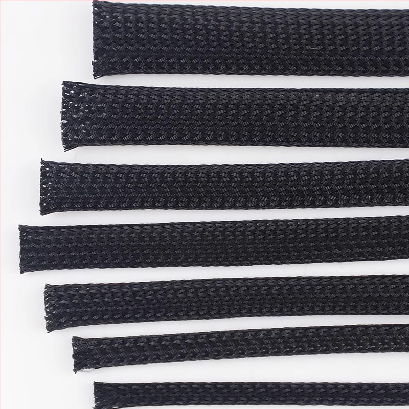 Обвивка за автомобилен кабелен сноп, PET тъкана, огнеупорна V0, 100°C, 1000V