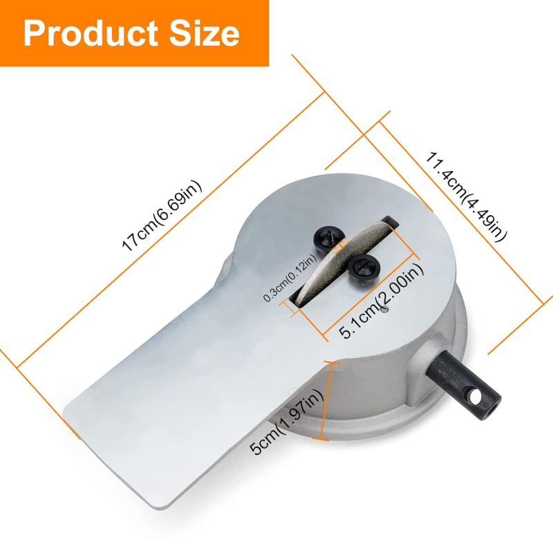 Диамантено шлайфово колело за пистонен пръстен, галванизирана конструкция, за шлайфане и рязане на пръстени на цилиндъра, ръчно управление