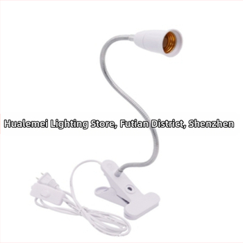 E27 LED lempos laikiklis su žarnos įtvaru – ugniai atsparus, 220V, srovė 220A, 80°C, modelis Hose clamp lamp holder