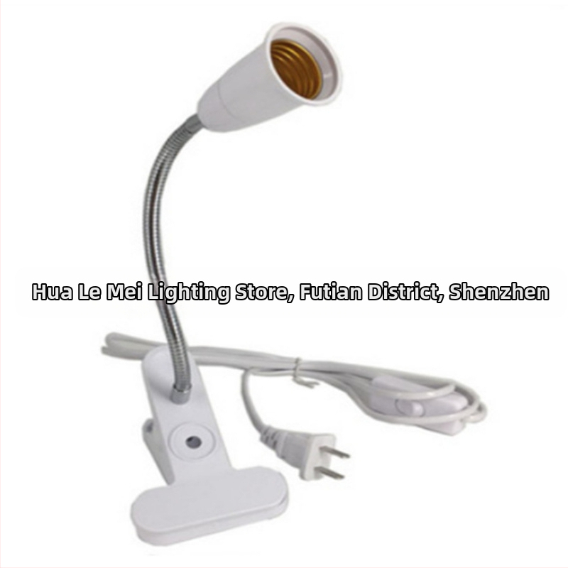 E27 LED държател за лампа със скоба за маркуч – огнеупорен, 220V, 220A, 80°C, модел Hose clamp lamp holder