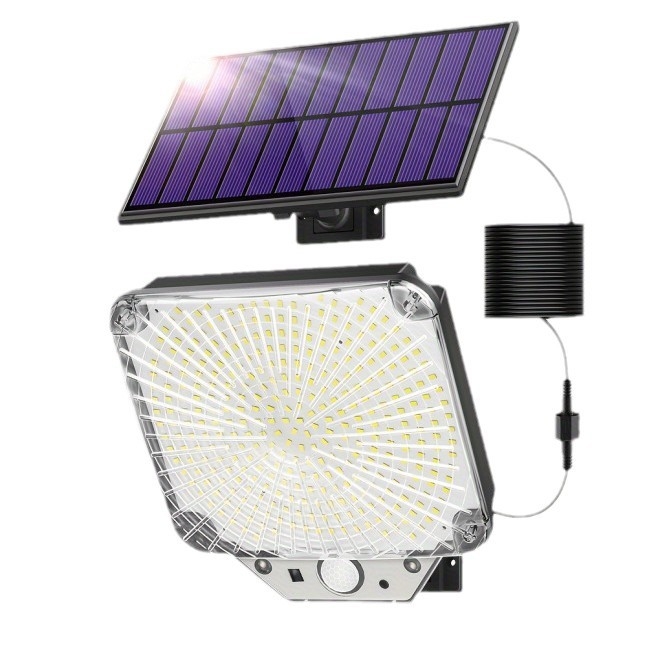 Vanjska solarna vrtna svjetiljka u stilu vile, vodootporna IP65, 5W, 3.7V, trajanje osvjetljenja 6–12 sati, induktivni prekidač.