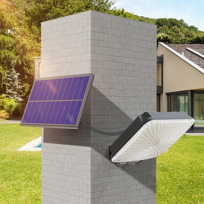 Vanjska solarna vrtna svjetiljka u stilu vile, vodootporna IP65, 5W, 3.7V, trajanje osvjetljenja 6–12 sati, induktivni prekidač.