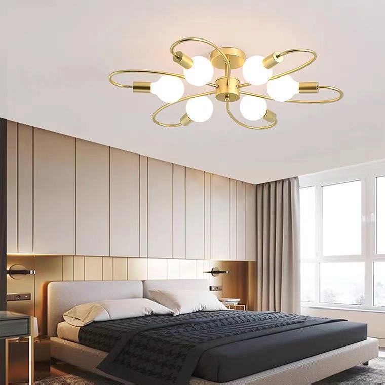 AL9901 LED οροφής λαμπτήρας, πηγή φωτός LED, τάση 220V, σκιά σε σχήμα λουλουδιού, ακτινοβολούμενη ζώνη 10–15 m²