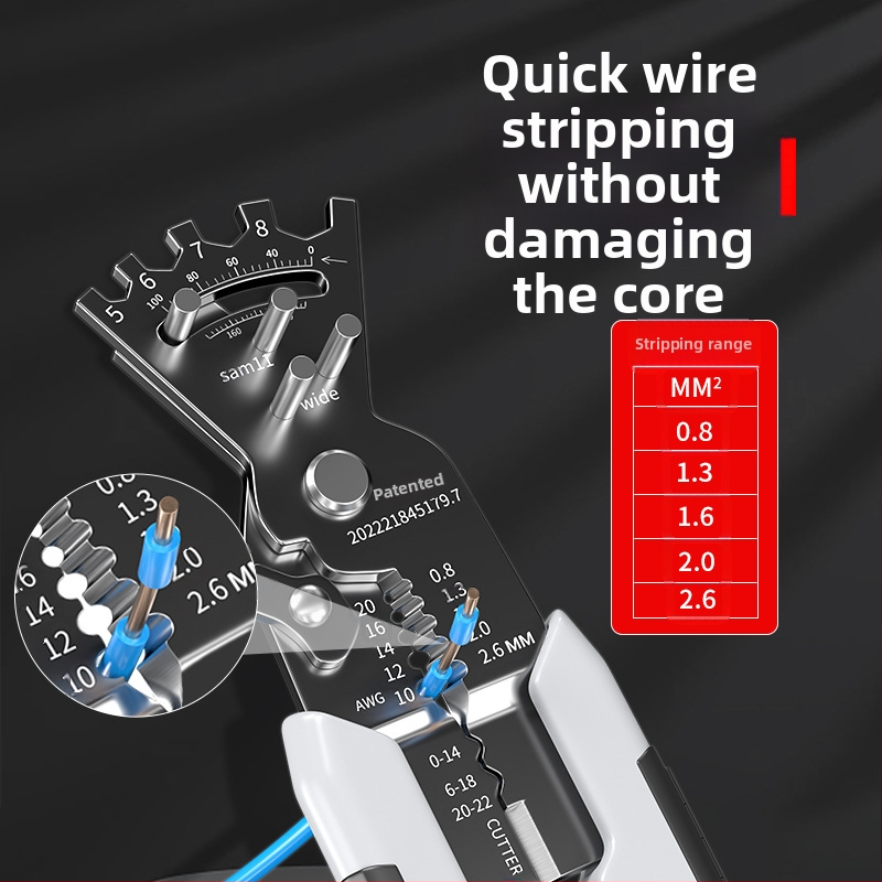 Kliešte na odizolovanie vodičov, elektrikárske náradie, viacfunkčné kliešte, Otis spoľahlivé
