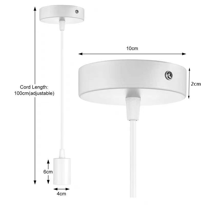Λυχνία Nordic στιλ από αλουμίνιο, LED, με μία κεφαλή, διπλής λειτουργίας εγκατάσταση: κρεμαστή ή αναρρόφηση, ABS σκιά, τάση ≤36V