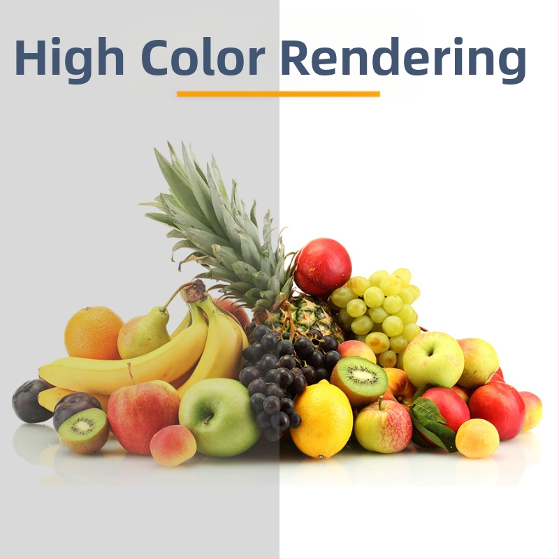 Пластмасово-алуминиева лампова чашка, 12x2835 LED, 5W, 220V, 1200 lm, 180° лъчение