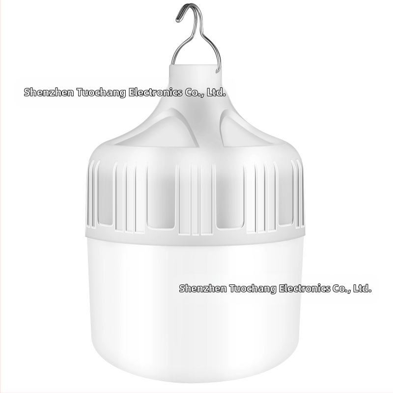 Аварийно осветление за нощен пазар – LED зареждаема лампа, външно водоустойчива, преносима, 3 режима на яркост, 18,5 W, ≤36 V, IP55, повърхностно монтиране, автономно захранване