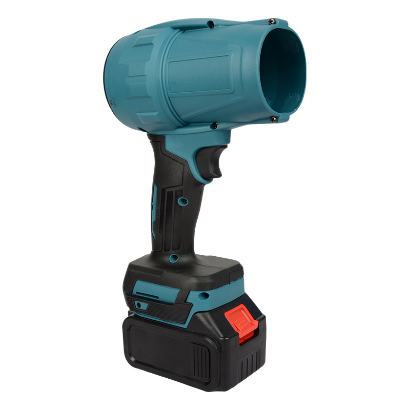 Преносим ръчен безчетков високопроизводителен вентилатор, презареждаем литиев батерия (21V; диапазон на напрежение AC/DC 50–250V; без вакуум)