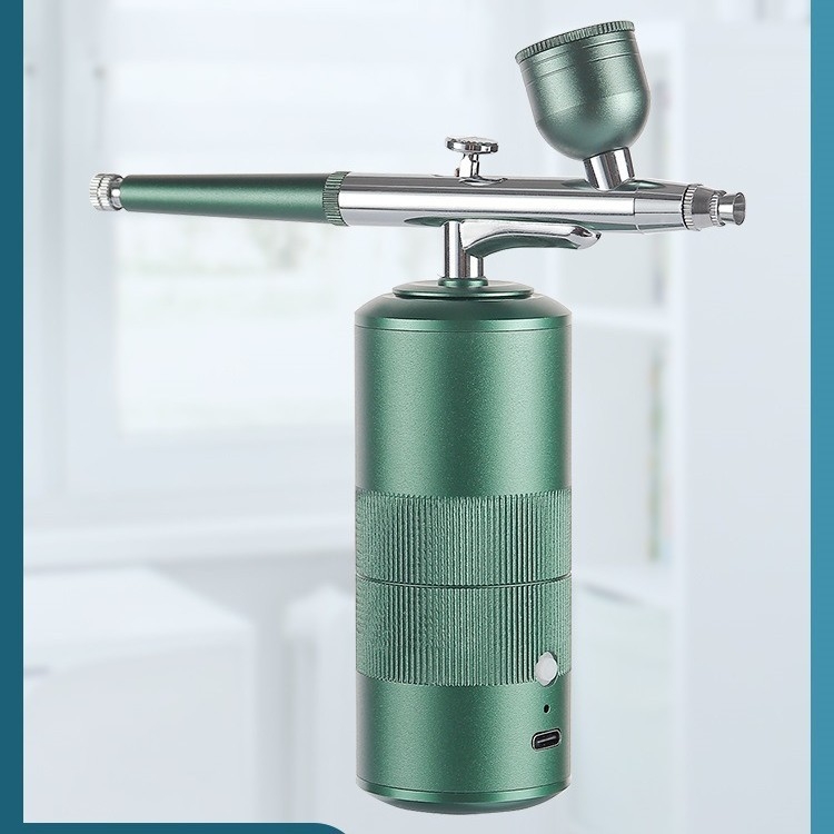 Foreverlily Nano veido odos drėkinimo purkštuvą — rankinis deguonies injektorius, šaltas purškimas, miglos laikas iki 10 s, 1 greitis, metalinė danga