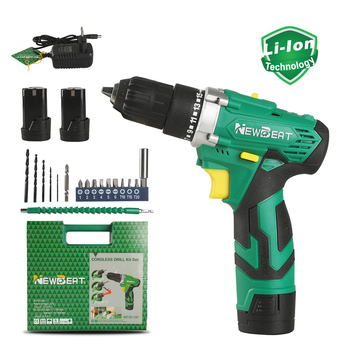 NEWBEAT Безжична бормашина с литиево акумулаторно захранване за пробиване