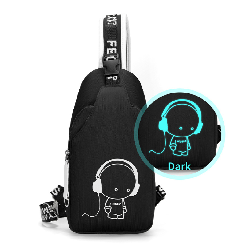 Мъжки Chest Bag (Oxford плат; подплата от найлон; Spring 2025; за мъже)