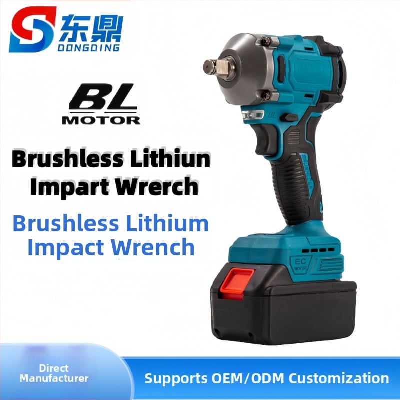 Безчетков безжичен ударен гайковерт, 21V, ръчен, 3000 удара, за домашна и индустриална употреба