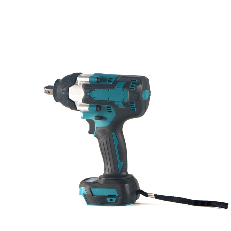 Електрически ударен гайков ключ с безчетков двигател, 600 Нм, зареждаема литиева батерия, напрежение AC еднофазно / DC ≤50V, тежък автомобилен ремонт