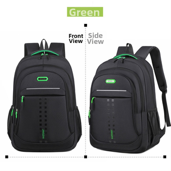 Uniszex laptop hátizsák bővíthető kialakítással, Oxford anyagból, geometrikus mintázat, poliészter bélés