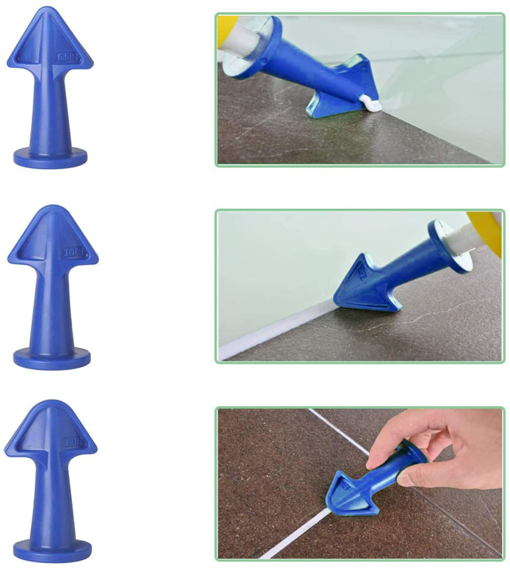 Fast Leopard 8-частен комплект за уплътняване с дюзов скребач, апликатор за уплътнител и инструмент за завършване – тегло 0.132 kg