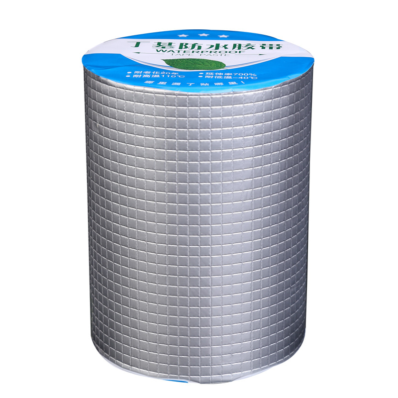 Butila ūdensizturīgā remontlente, pašlīmējoša, slāņaina, ar spalvas veida formu, jumta remontam