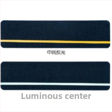 Φωσφορίζουσες αντανακλαστικές λωρίδες σκαλιών, αντιολισθητική ταινία, PVC, 0.75 mm, αδιάβροχη, ανθεκτική στη φθορά, προσαρμοσμένη εκτύπωση