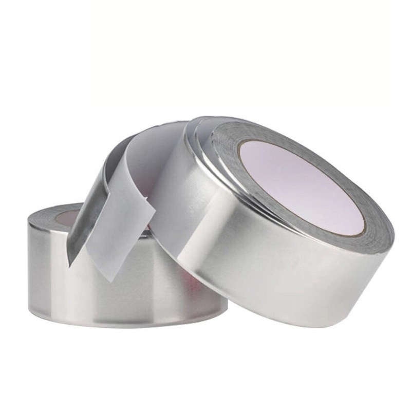 Aluminijska folijska traka — Visokotemperaturna otporna, protupožarna, brtvena, samoljepljiva, vodljiva (širina 5 cm; debljina 0,15 mm; dužina 16 m; temperaturni raspon -10 °C do 350 °C)